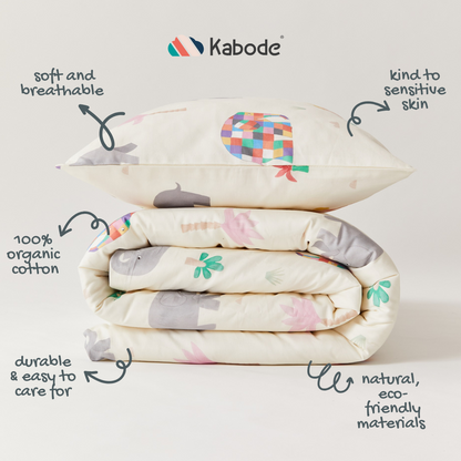 Kabode x Elmer Duvet Cover & Pillowcase